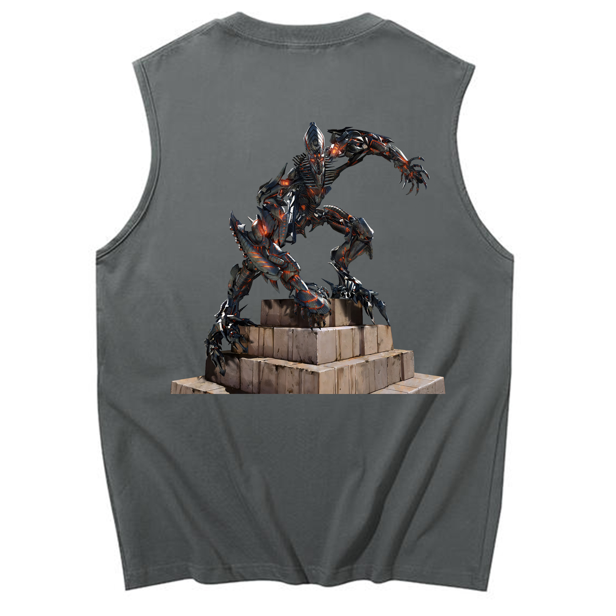 （画像用） Transformers トランスフォーマー コットン100％タンクトップ（背面プリント）